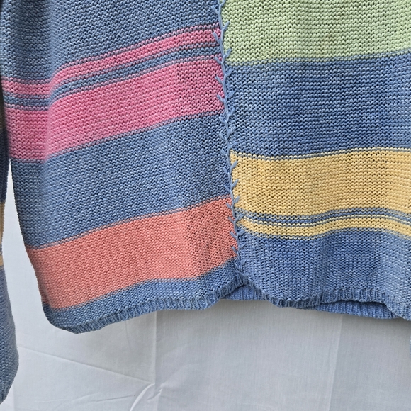 Sigrid Olsen Multicolor Striped Sweater - Picture 6 of 7